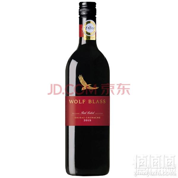 限Plus会员，Wolf Blass 纷赋 红牌 设拉子歌海娜干红葡萄酒750ml*6瓶*3件 497元包邮27.61元/瓶（多重优惠）