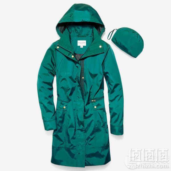 限L码，Cole Haan 可汗 女士可压缩防雨风衣 Prime会员免费直邮含税到手343元