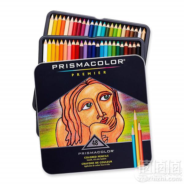 美国Sanford旗下，Prismacolor 霹雳马 Premier 3598T 软芯彩色铅笔 48支装 Prime会员凑单免费直邮含税到手127元
