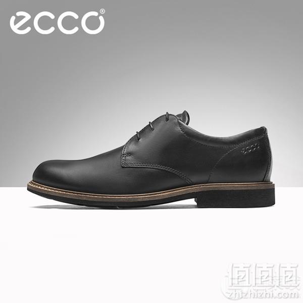 镇店之宝，ECCO 爱步 Findlay Plain 芬莱 男士正装系带鞋 黑色44码 Prime会员免费直邮含税到手592元（天猫旗舰店￥1819）