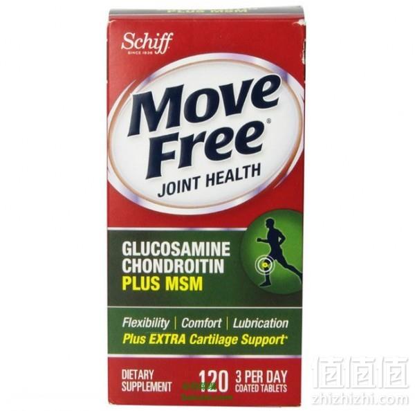 Move Free 维骨力 绿盒维骨力关节炎止痛配方120粒 prime会员凑单免费直邮到手￥107
