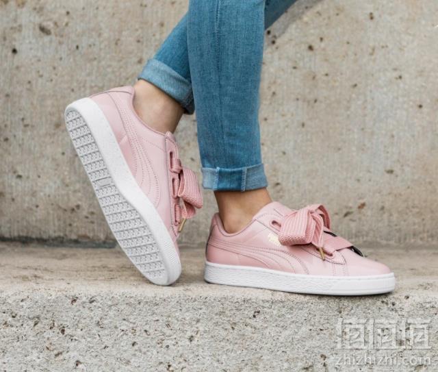 PUMA 彪马 Basket Heart Patent Wn's 蝴蝶结板鞋 363073 3色324.35元包邮（双重优惠）