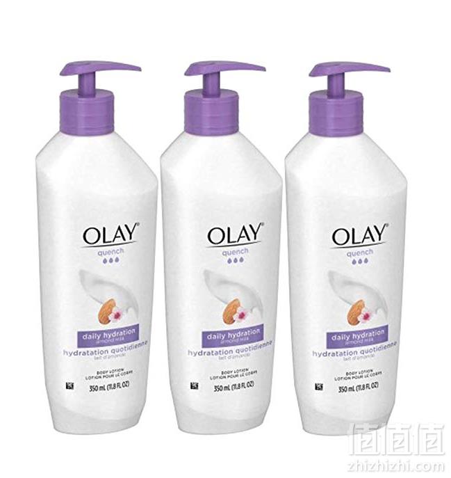 Olay 玉兰油 杏仁奶香身体乳 350ml*3瓶装 Prime会员凑单免费直邮含税到手118.78元
