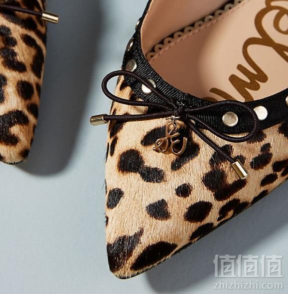 Sam Edelman 女士Ralf豹纹马毛芭蕾鞋 G0385369元包邮包税（可凑单两件减50元）