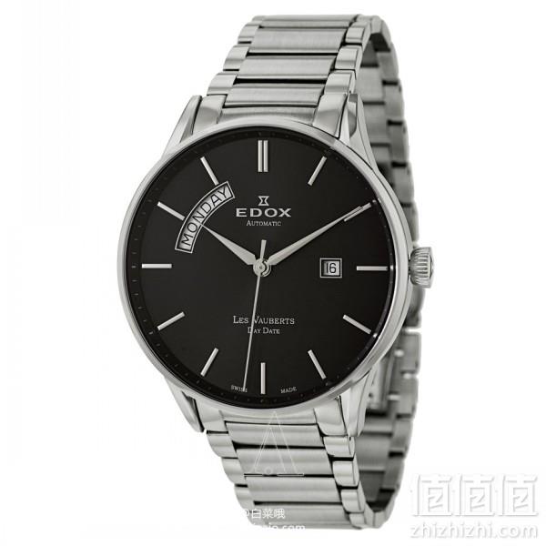 直降47刀，EDOX 依度 Les Vauberts系列 自动机械男表 新低8 约￥2500