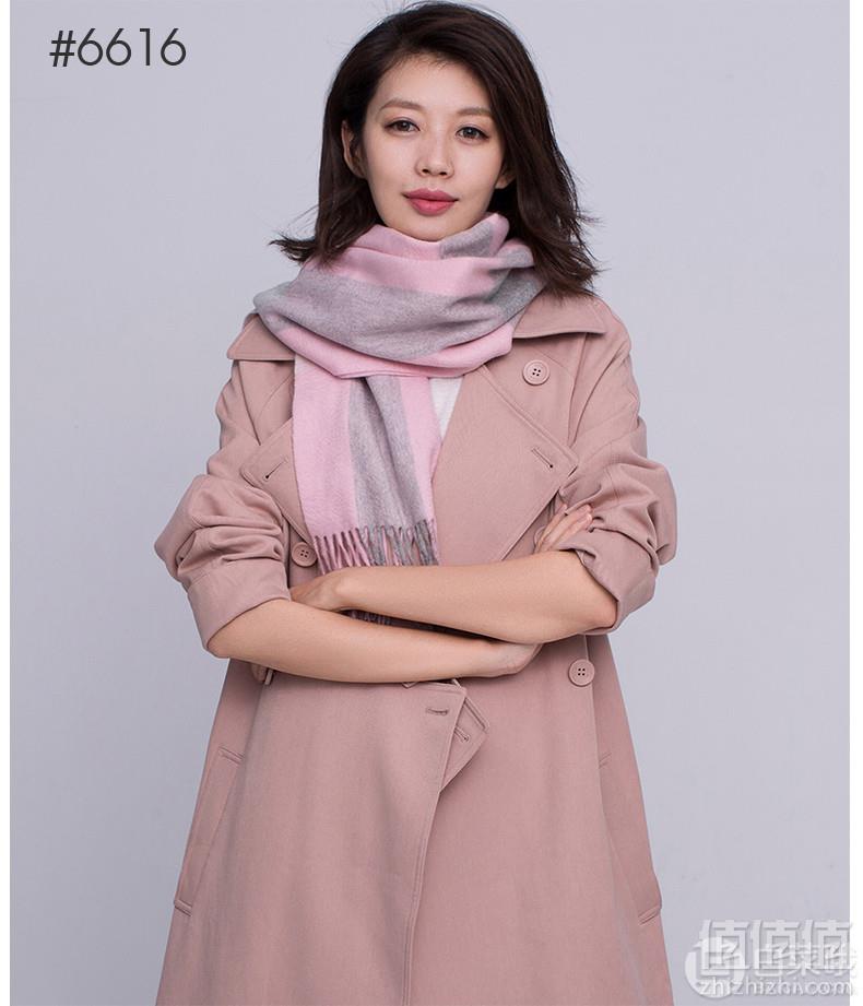 恒源祥  男/女士纯羊毛围巾210*40cm 礼盒装 多色48元包邮（需用券）