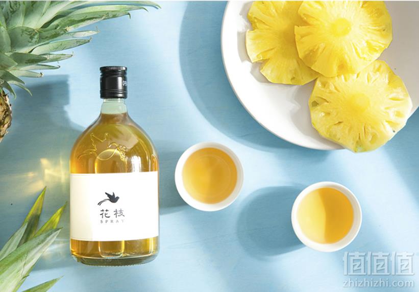 西塘茗酒坊 花枝系列10度菠萝酒 500ml礼盒装29元包邮（需用优惠券）