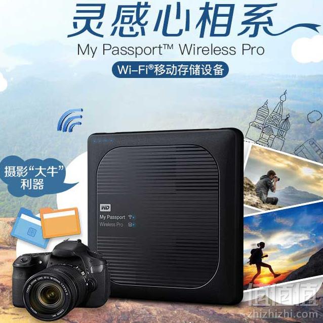 西部数据 My Passport Wireless Pro 2TB 无线移动硬盘 Prime会员免费直邮含税到手1067.56元