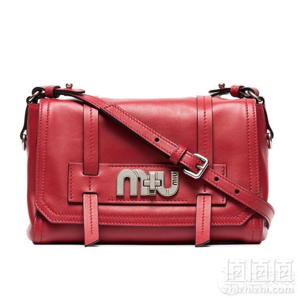 意大利产，Miu Miu Logo扣环牛皮斜挎包直邮包税到手5352元（需用码）