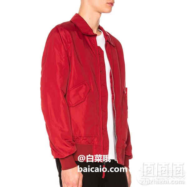 限XS码，Alpha Industries 阿尔法 CWU 36/P Mod 男士飞行员夹克 Prime会员免费直邮含税到手458元