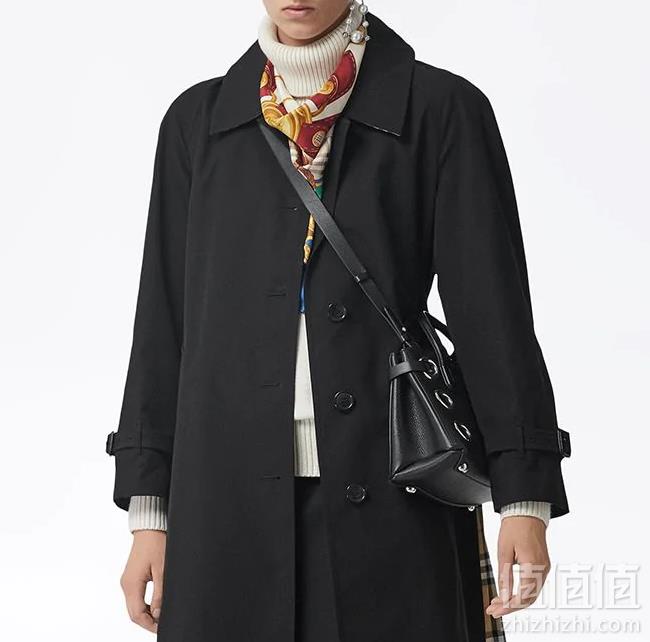 意大利制造，BURBERRY 巴宝莉 Eyelet Banner 新款迷你小牛皮金属圆环班纳手袋 2色4折直邮到手4720元（需用码）