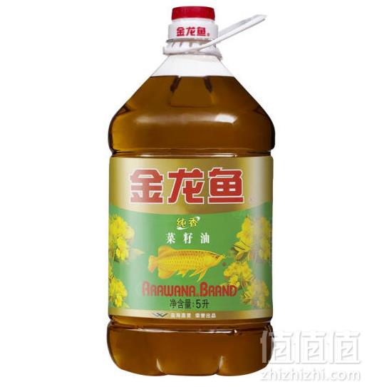 金龙鱼  醇香菜籽油 5L45.5元