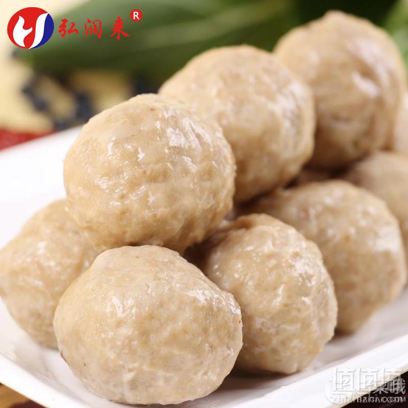 弘润来 猪肉包心火锅肉丸110g*10袋25.9元包邮（需用券）