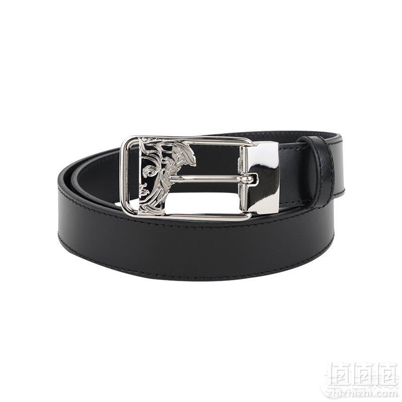 0点开始，Versace 范思哲 男士镂空美杜莎半脸真皮针扣腰带 110cm 2条 ￥799元包邮399.5元/条