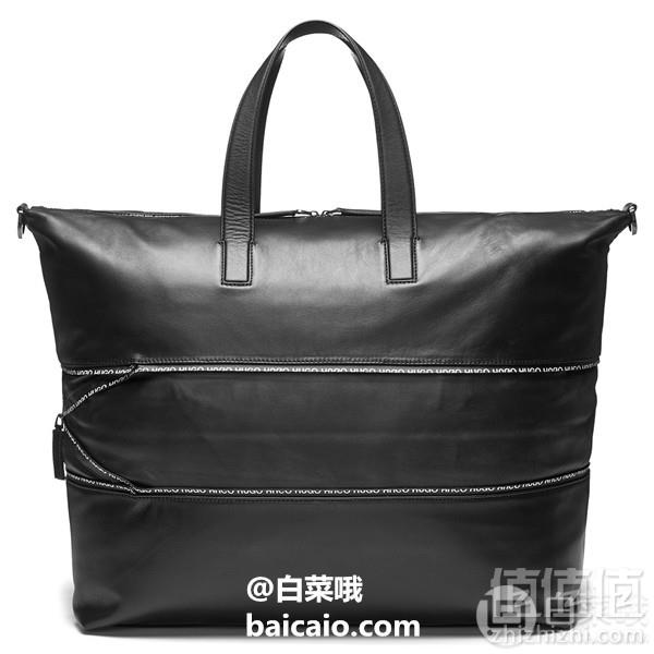 HUGO Hugo Boss 雨果·博斯 男士牛皮手提单肩旅行包 Prime会员免费直邮含税到手新低1758元