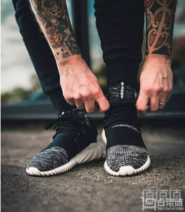 0点开始，国内￥1499 adidas 阿迪达斯 TUBULAR DOOM PK 男女款小椰子袜套高帮运动鞋 BY3550新低399.5元包邮（需领券）