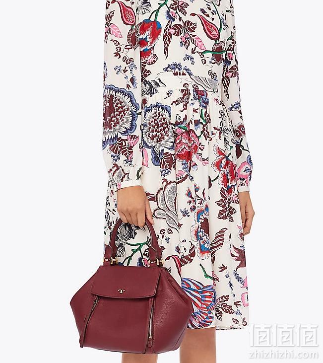 Tory Burch 托里·伯奇 HALF-MOON 女士真皮手提包 1.75（需用码）到手1910元