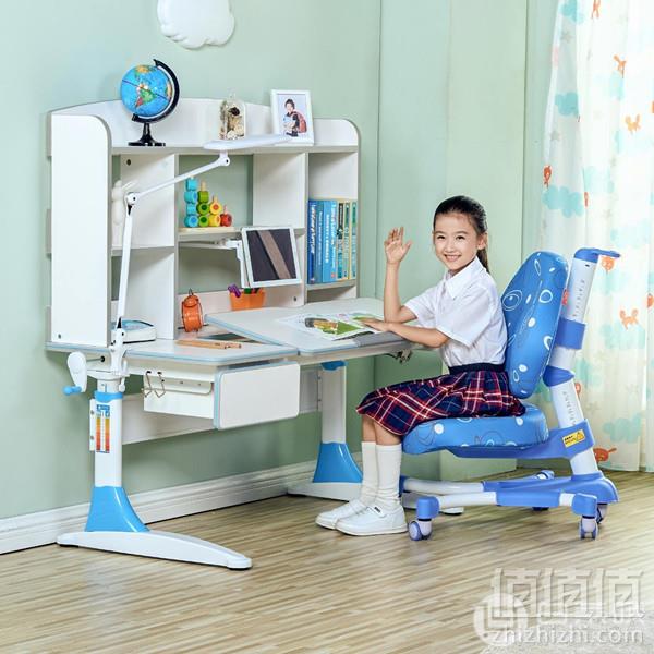prime会员专享镇店之宝，心家宜 手摇机械升降儿童学习桌椅套装M114+M200R+M625 两色1580元包邮