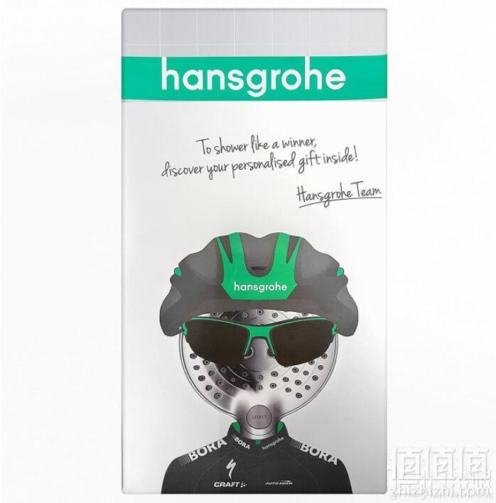 Hansgrohe 汉斯格雅 限量版飞雨Select E120 3速节水型手持花洒秒杀429元包邮