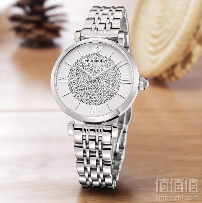 Emporio Armani 阿玛尼 AR1925 镶钻满天星系列珍珠贝母石英女士手表新低819.05元包邮包税（多重优惠）
