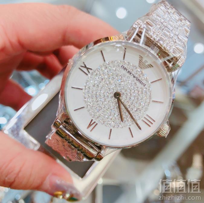 Emporio Armani 阿玛尼 AR1925 镶钻满天星系列珍珠贝母石英女士手表新低819.05元包邮包税（多重优惠）