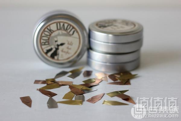 镇店之宝，Book Darts 金属书签75枚 三色银色罐装￥68（可满￥99-15）