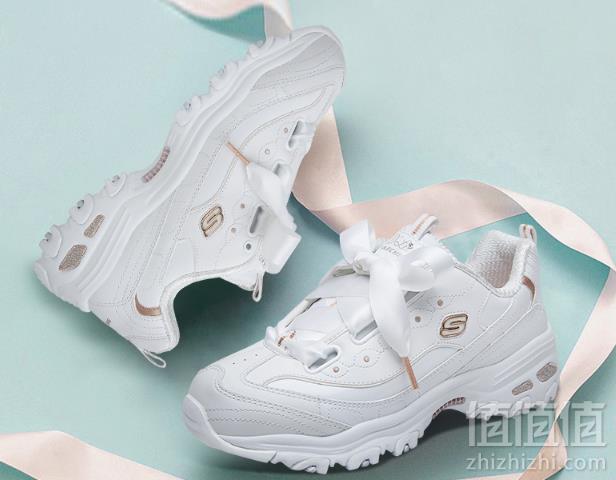Skechers 斯凯奇 D'LITES系列 女士缎带蝴蝶结休闲运动鞋 11976305.2元包邮（双重优惠）