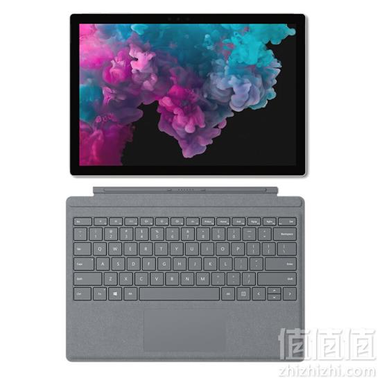Microsoft 微软 Surface Pro 6 12.3英寸二合一平板电脑笔记本（i5/8GB/128GB） 亮铂金键盘套装6988元包邮