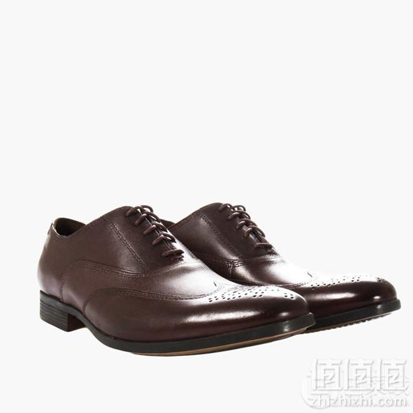 限41.5码，Clarks 其乐 Gilmore Wing 男士布洛克烤花皮鞋 Prime会员免费直邮含税到手339元
