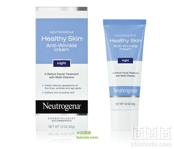 Neutrogena 露得清 健康肌肤A醇抗皱晚霜 40g .22 直邮到手￥90