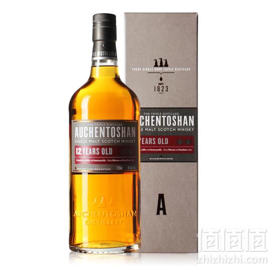 限PLUS会员，AUCHENTOSHAN 欧肯特轩 12年单一麦芽威士忌 750ml *3瓶  525.6元包邮175.2元/瓶（双重优惠）