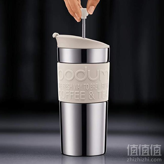 国内￥366，Bodum 波顿 不锈钢法压咖啡旅行杯350ml 蓝色 Prime会员凑单免费直邮到手123元