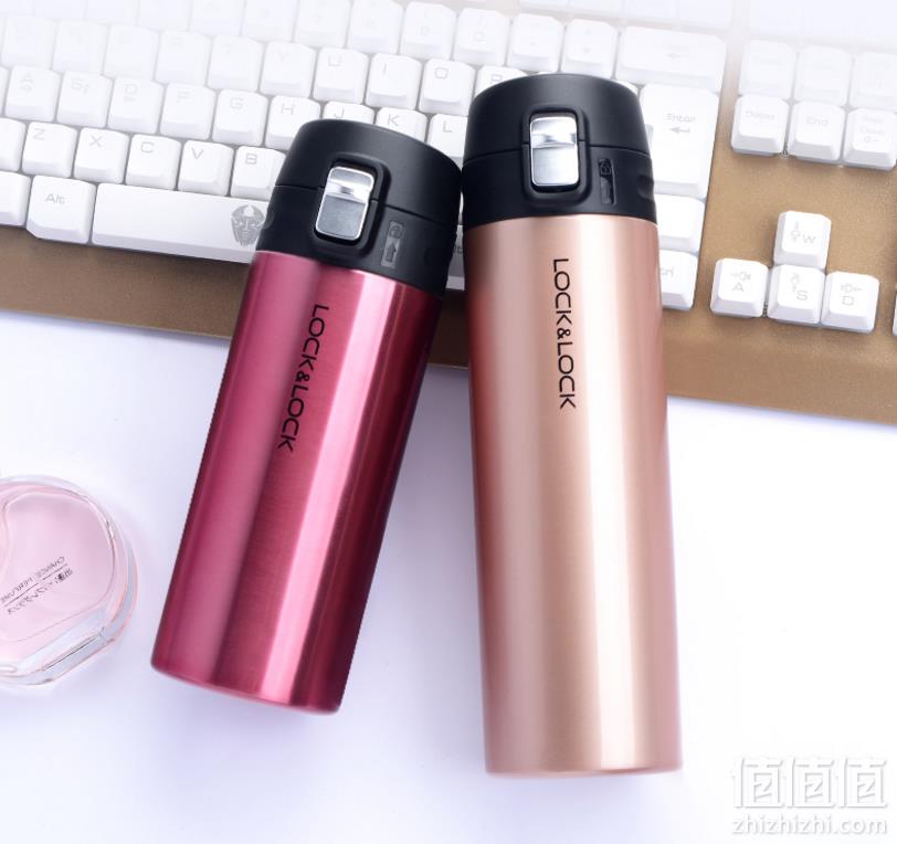 乐扣乐扣 超轻一键式保温杯 400ml*3件 144.9元包邮48.3元/件（下单满减）