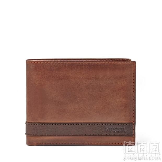Fossil 化石 Quinn 男士真皮钱包 Prime会员免费直邮含税到手240元