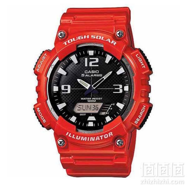 Casio 卡西欧 AQS810WC-4AVCF 男士太阳能数显表289元包税包邮（需用券）