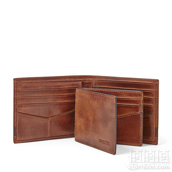 Fossil 化石 Quinn 男士真皮钱包 Prime会员免费直邮含税到手240元