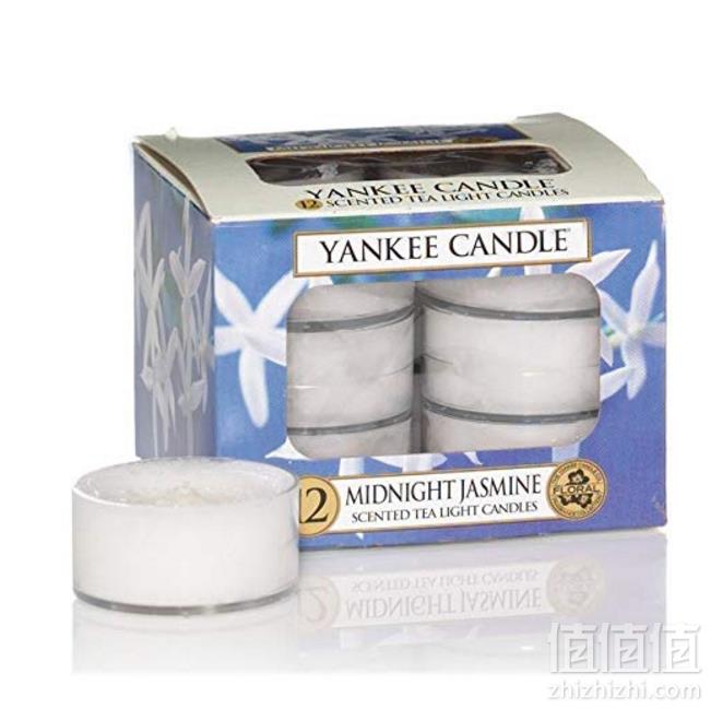Yankee Candle 午夜茉莉香薰蜡烛茶灯 12块装 Prime会员凑单免费直邮含税到手38.64元