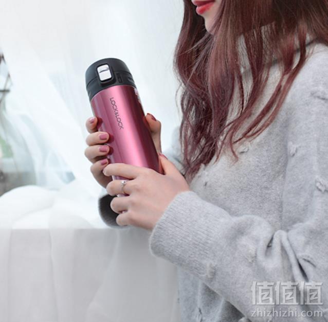 乐扣乐扣 超轻一键式保温杯 400ml*3件 144.9元包邮48.3元/件（下单满减）