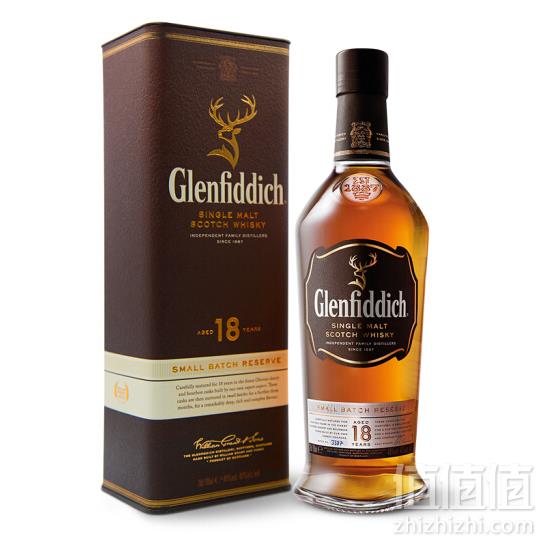 Glenfiddich 格兰菲迪 18年 苏格兰达夫镇单一麦芽威士忌 700ml+龙骨山 北京二锅头 500ml399元包邮（满499-100）