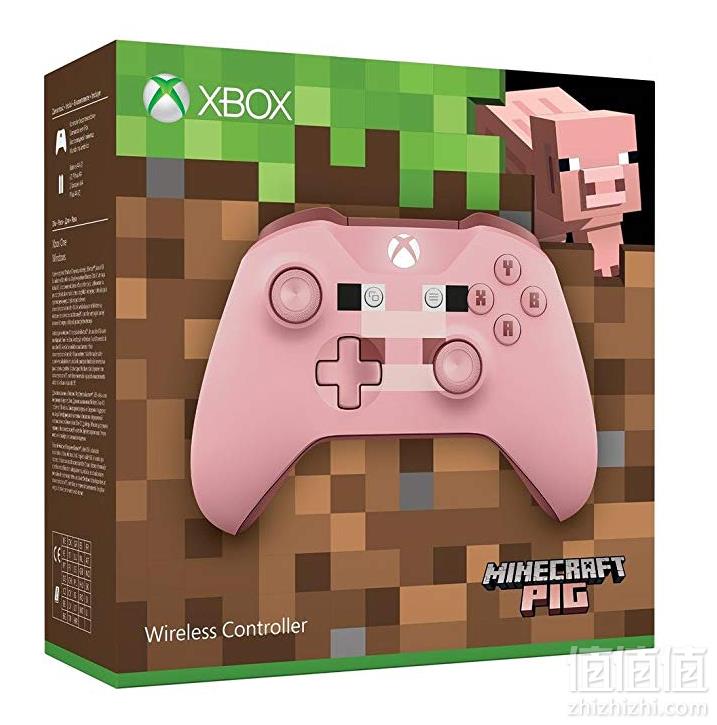 Microsoft 微软 Xbox One 无线手柄《我的世界》粉色小猪限定版到手370.58元