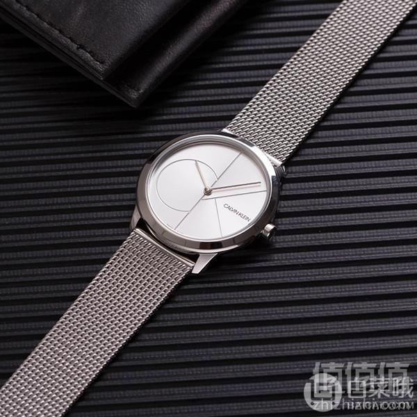 Calvin Klein 卡尔文·克莱恩 Minimal系列 K3M2212Z/K3M2112Z 中性石英手表719.05元包邮包税（多重优惠）