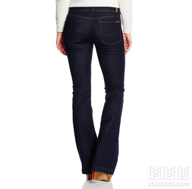 限W26码，7 For All Mankind Charlize 女士中腰阔腿牛仔裤 Prime会员免费直邮含税到手285元