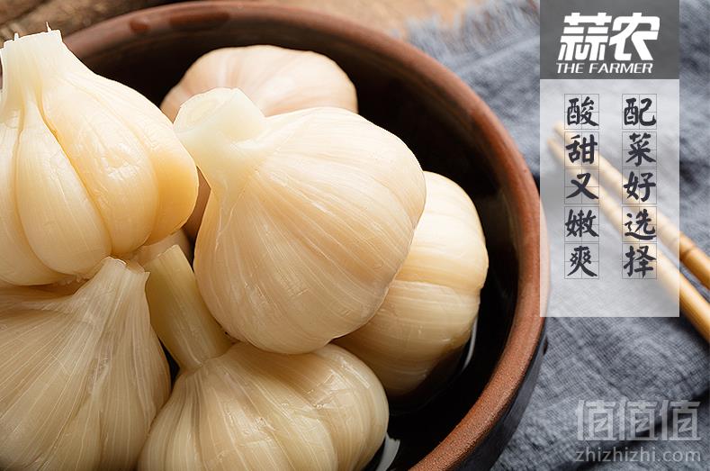 蒜农 糖醋蒜头 770g*2罐 再送1斤新低21.8元包邮（双重优惠）