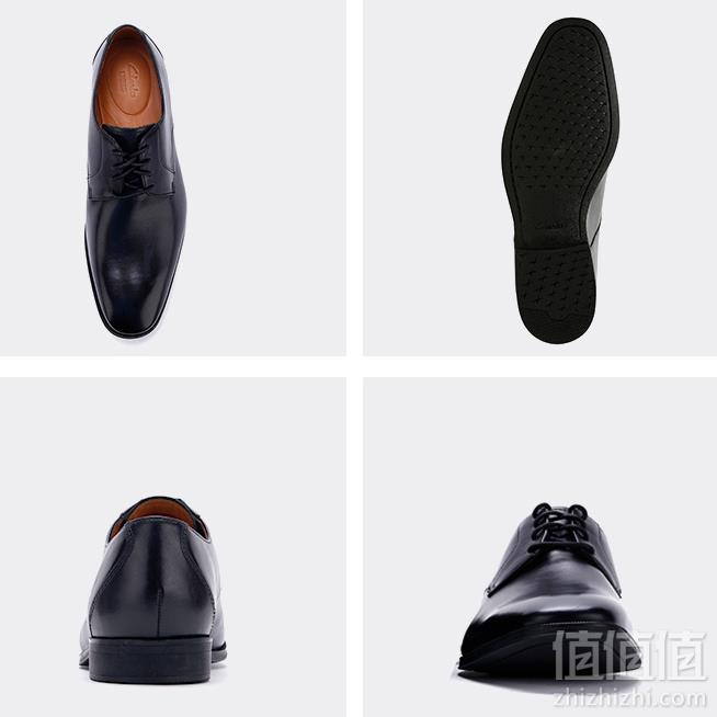限8.5码，Clarks 其乐 Gilman Lace 男士真皮德比鞋 Prime会员免费直邮含税到手新低298元