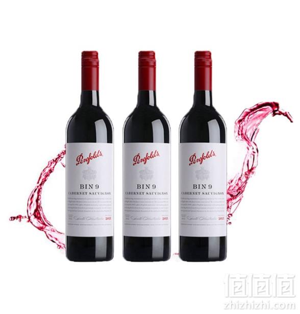 Penfolds 奔富 BIN 9 赤霞珠干红葡萄酒 750ml*3瓶 *2件 926.4元包邮155元/瓶（双重优惠）