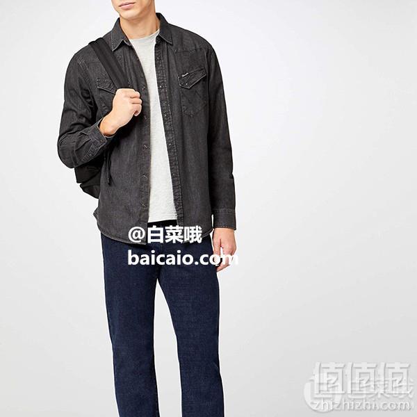 限M码，Wrangler Western 男士西部牛仔风牛仔衬衫 Prime会员凑单免费直邮含税到手170元