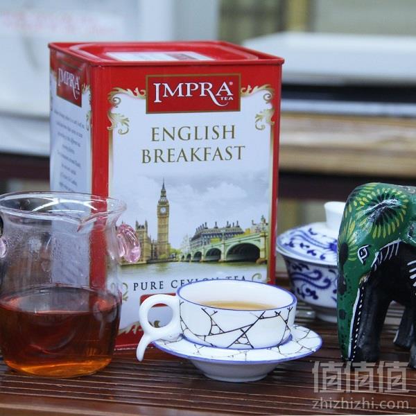 斯里兰卡进口，英伯伦 英式早茶铁盒装 大叶红茶 500g 秒杀价￥95包邮