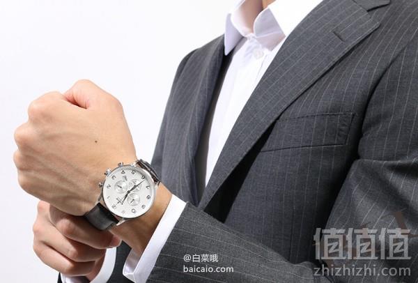 EDOX 依度 Les Vauberts系列 男士三眼计时石英腕表 9 直邮到手￥1294