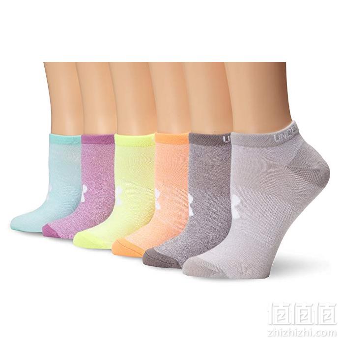 Under Armour 女士浅口袜6双装 Prime会员凑单免费直邮到手113.27元