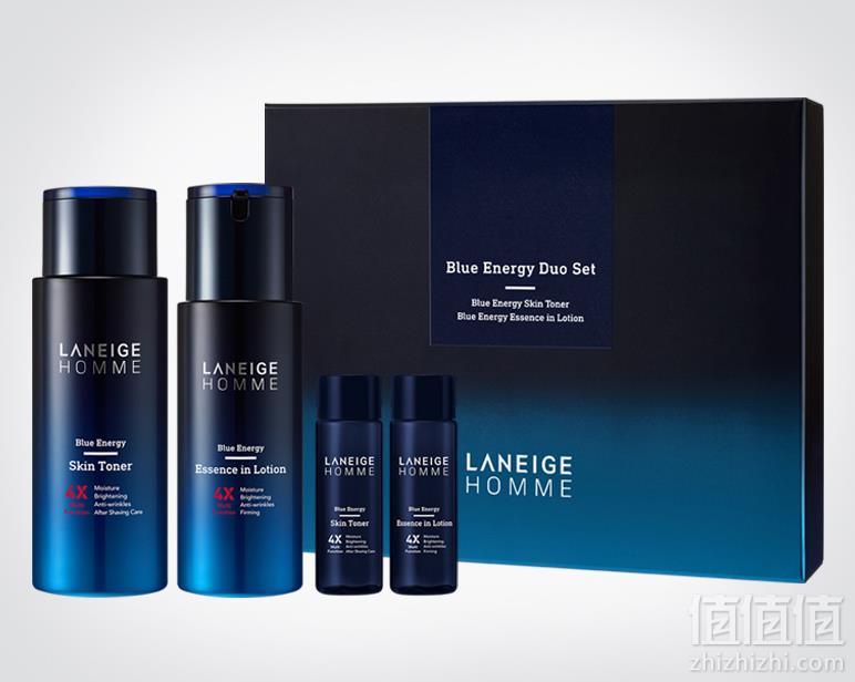 LANEIGE 兰芝 男士海洋能量护肤套装凑单新低131.7元/件